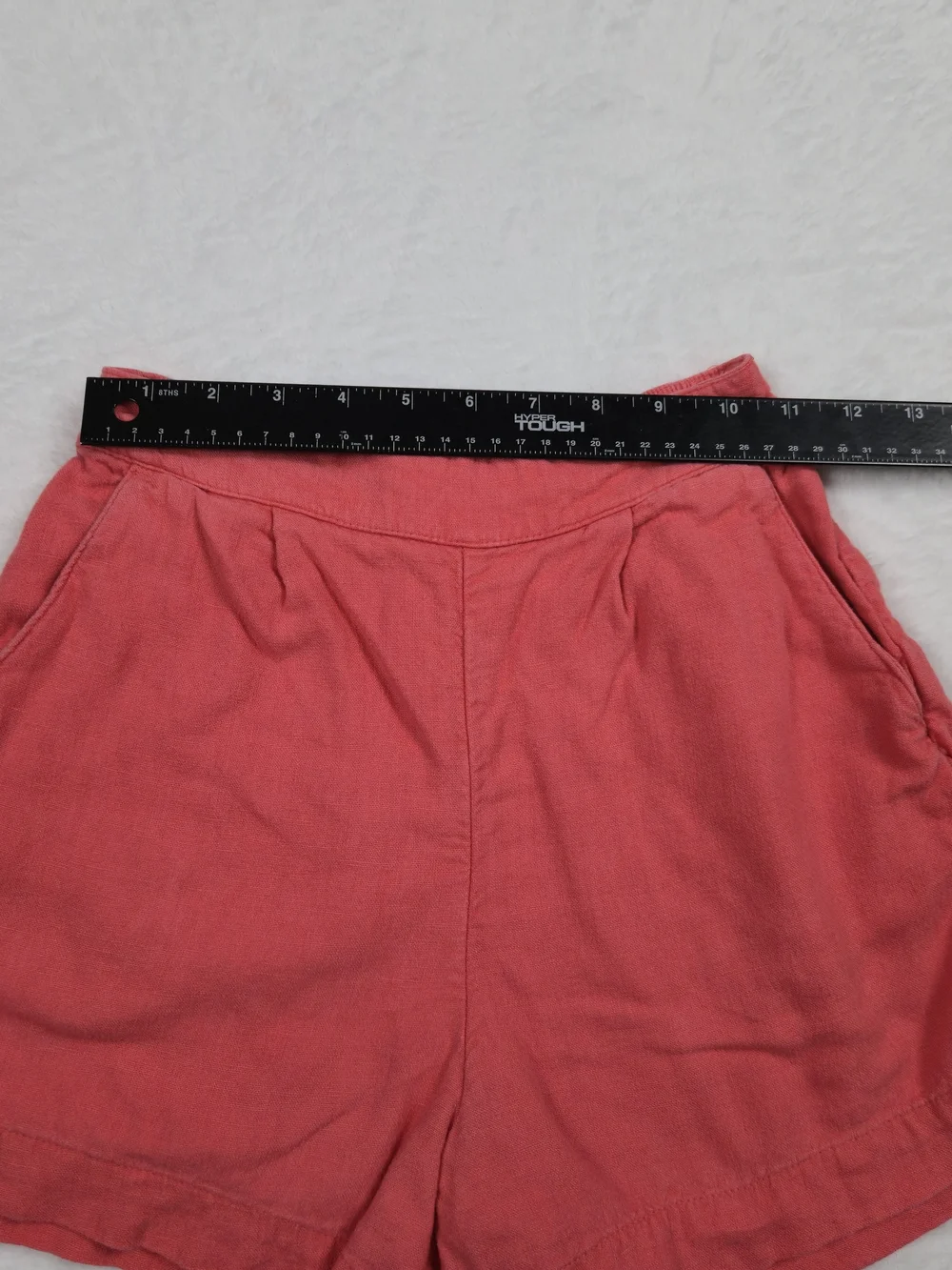 Abercrombie & Fitch Coral-Pink High Waist Shorts